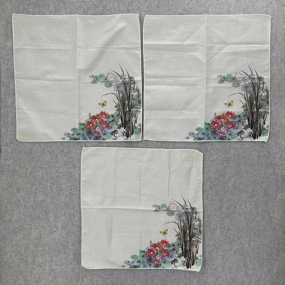 VTG Linen Napkin Set of 3 19